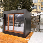 Saunum AirCube One Outdoor Sauna 5 Seater - Heracles Wellness