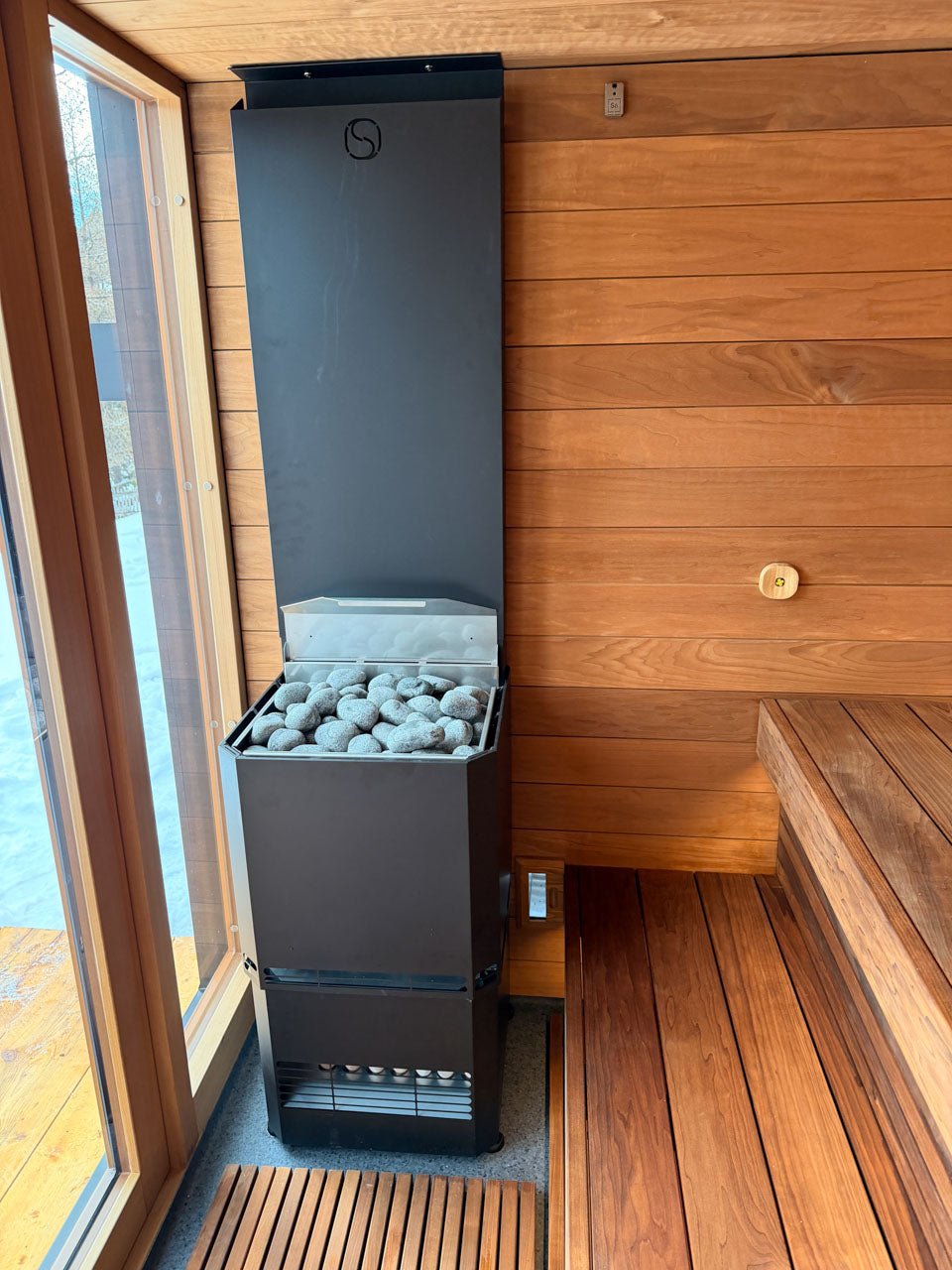 Saunum AirCube One Outdoor Sauna 5 Seater - Heracles Wellness