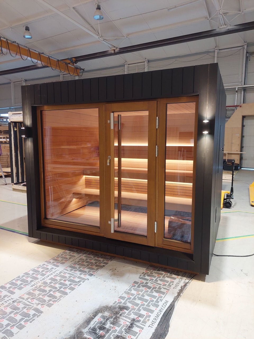 Saunum AirCube One Outdoor Sauna 5 Seater - Heracles Wellness