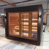 Saunum AirCube One Outdoor Sauna 5 Seater - Heracles Wellness