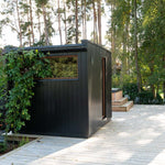 Saunum AirCube Terrace Outdoor Sauna 4 Seater - Heracles Wellness