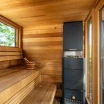 Saunum AirCube Terrace Outdoor Sauna 4 Seater - Heracles Wellness