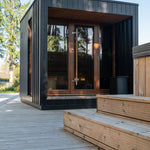Saunum AirCube Terrace Outdoor Sauna 4 Seater - Heracles Wellness