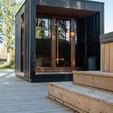 Saunum AirCube Terrace Outdoor Sauna 4 Seater - Heracles Wellness
