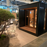 Saunum AirCube Terrace Outdoor Sauna 4 Seater - Heracles Wellness