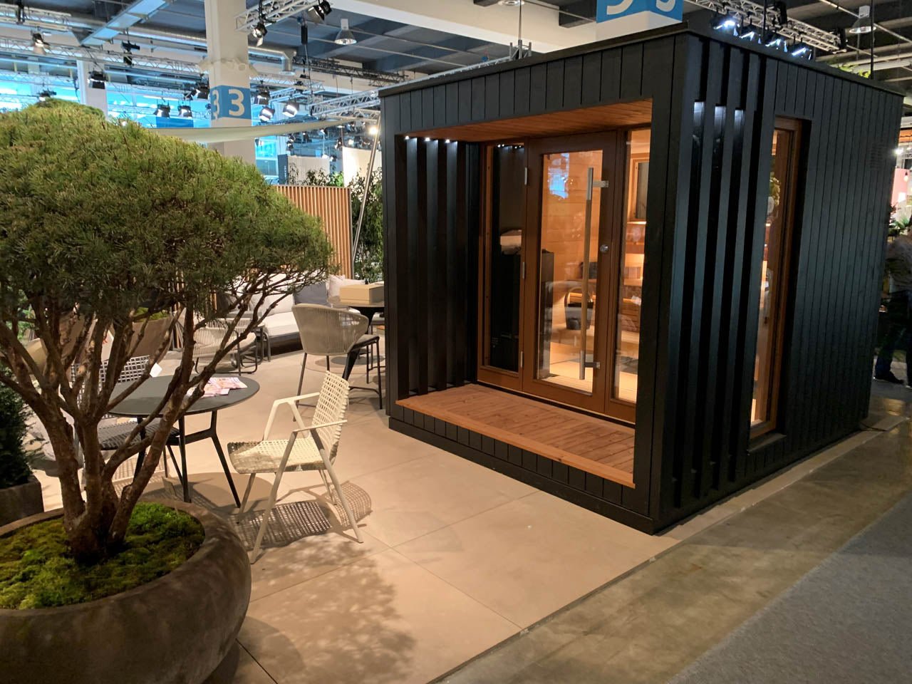Saunum AirCube Terrace Outdoor Sauna 4 Seater - Heracles Wellness