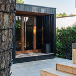 Saunum AirCube Terrace Outdoor Sauna 4 Seater - Heracles Wellness