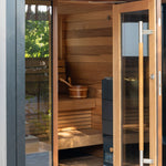 Saunum AirCube Terrace Outdoor Sauna 4 Seater - Heracles Wellness