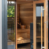 Saunum AirCube Terrace Outdoor Sauna 4 Seater - Heracles Wellness
