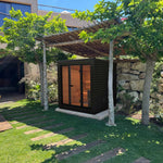 Saunum Classic Mini Outdoor Sauna 3 Seater - Heracles Wellness