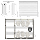 SunCube L 4 - 6 Person Outdoor Sauna with Changing Room - Heracles Wellness