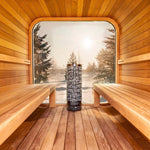 SunCube L 4 - 6 Person Outdoor Sauna with Changing Room - Heracles Wellness