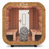 SunCube L 4 - 6 Person Outdoor Sauna with Changing Room - Heracles Wellness