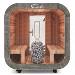 SunCube L 4 - 6 Person Outdoor Sauna with Changing Room - Heracles Wellness