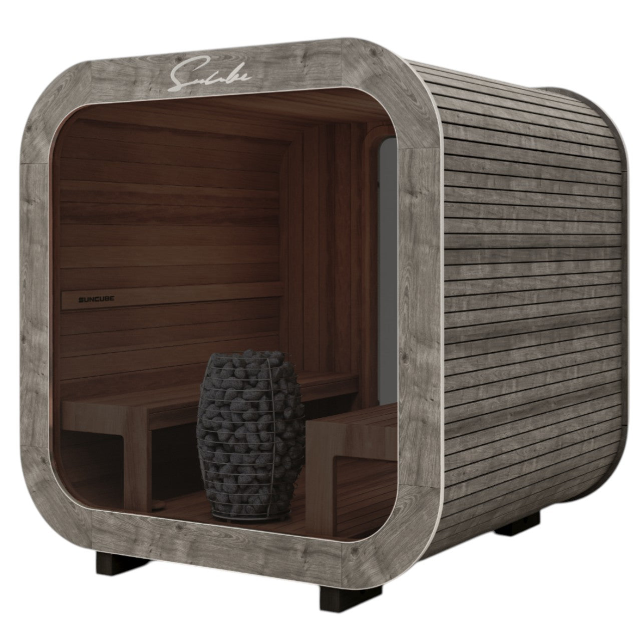 SunCube M 4 - 6 Person Outdoor Sauna - Heracles Wellness