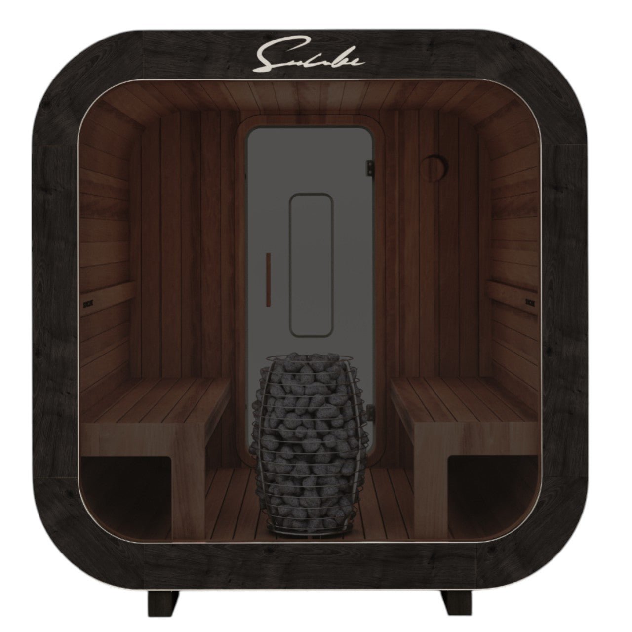 SunCube M 4 - 6 Person Outdoor Sauna - Heracles Wellness