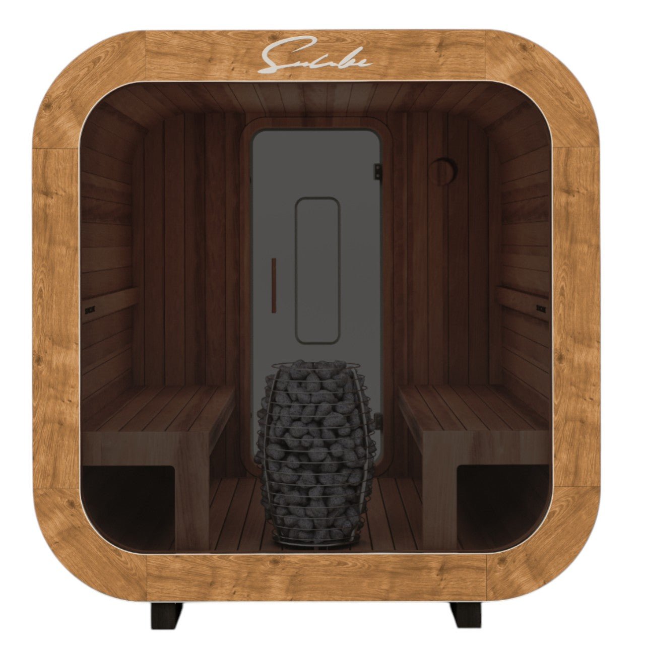 SunCube M 4 - 6 Person Outdoor Sauna - Heracles Wellness
