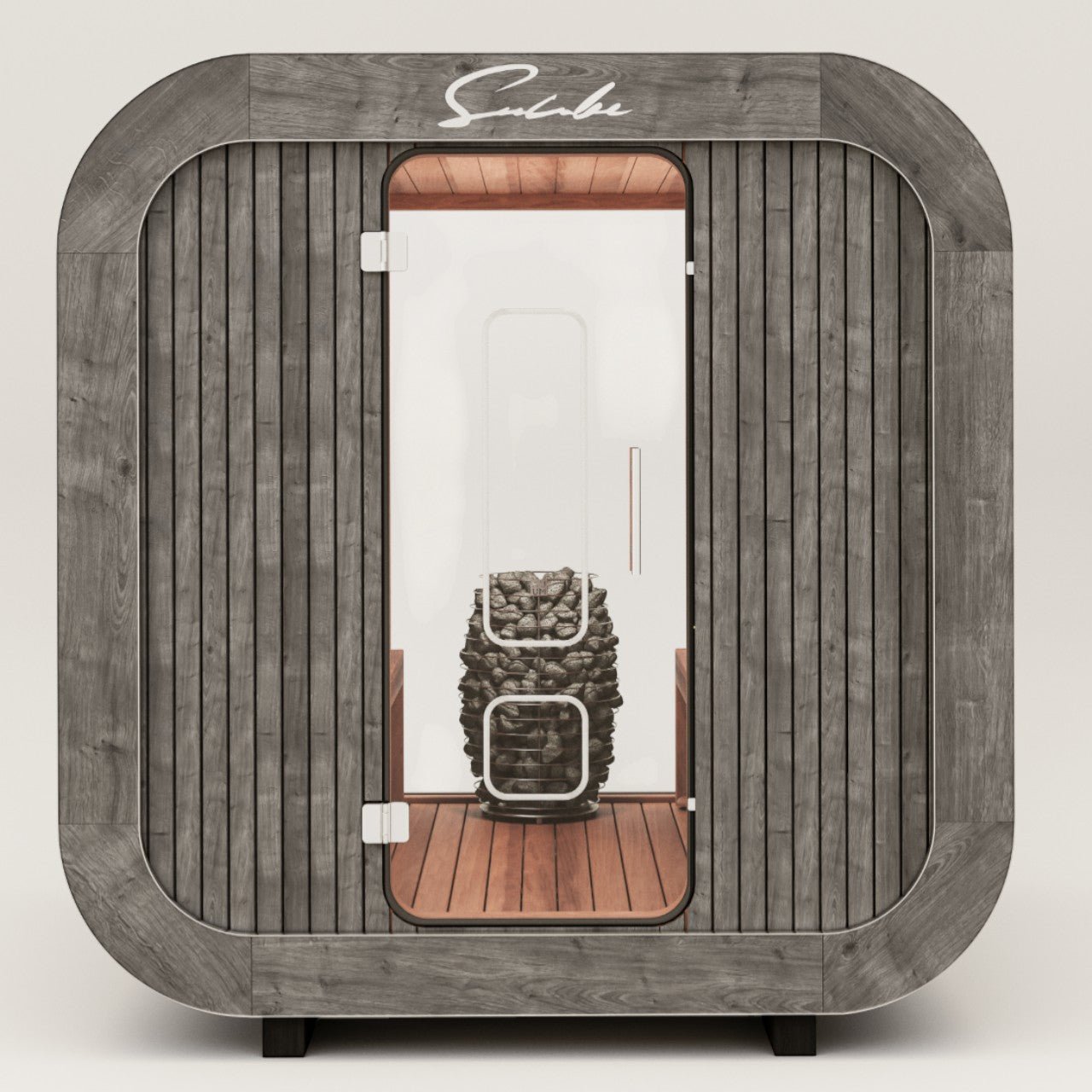 SunCube M 4 - 6 Person Outdoor Sauna - Heracles Wellness