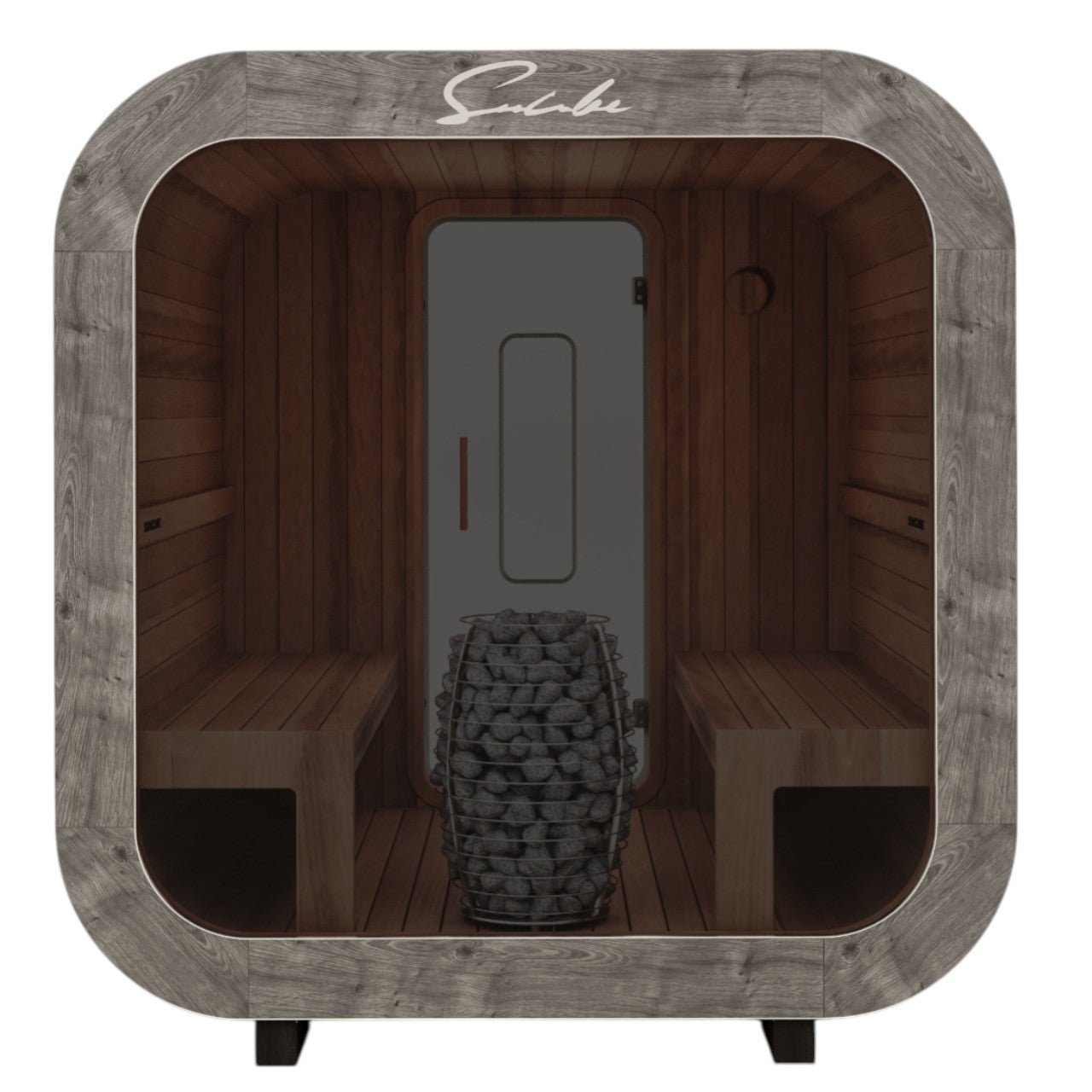 SunCube M 4 - 6 Person Outdoor Sauna - Heracles Wellness