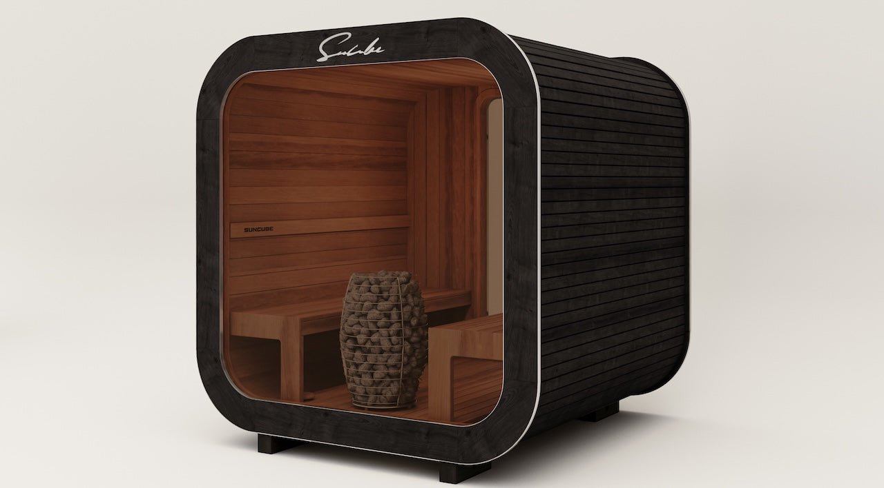 SunCube M 4 - 6 Person Outdoor Sauna - Heracles Wellness