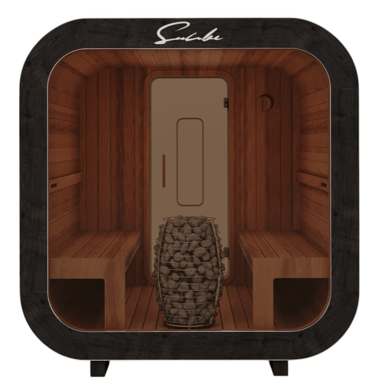 SunCube M 4 - 6 Person Outdoor Sauna - Heracles Wellness
