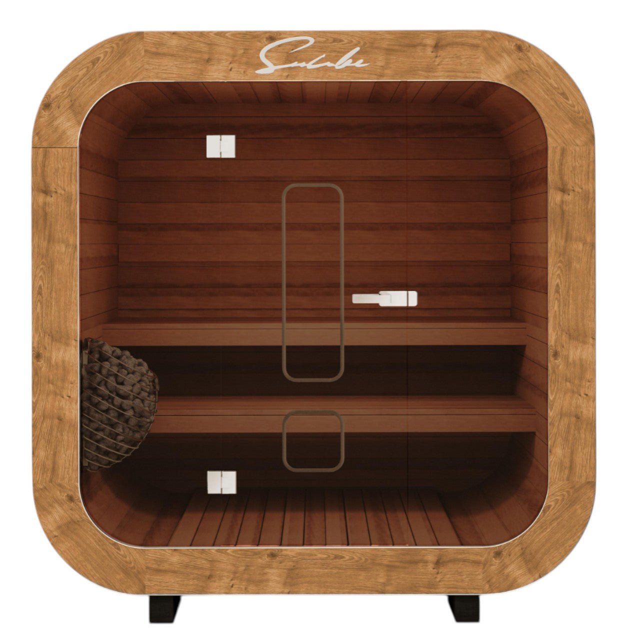 Suncube S 2 Person Outdoor Sauna - Heracles Wellness