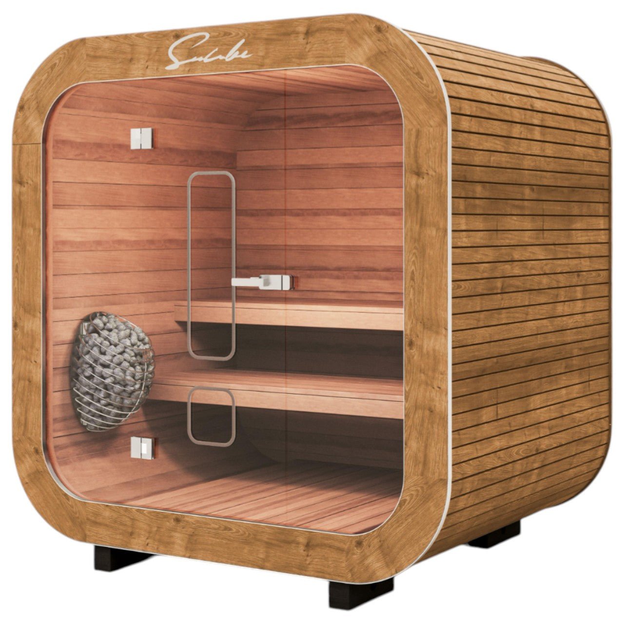 Suncube S 2 Person Outdoor Sauna - Heracles Wellness