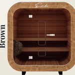 Suncube S 2 Person Outdoor Sauna - Heracles Wellness