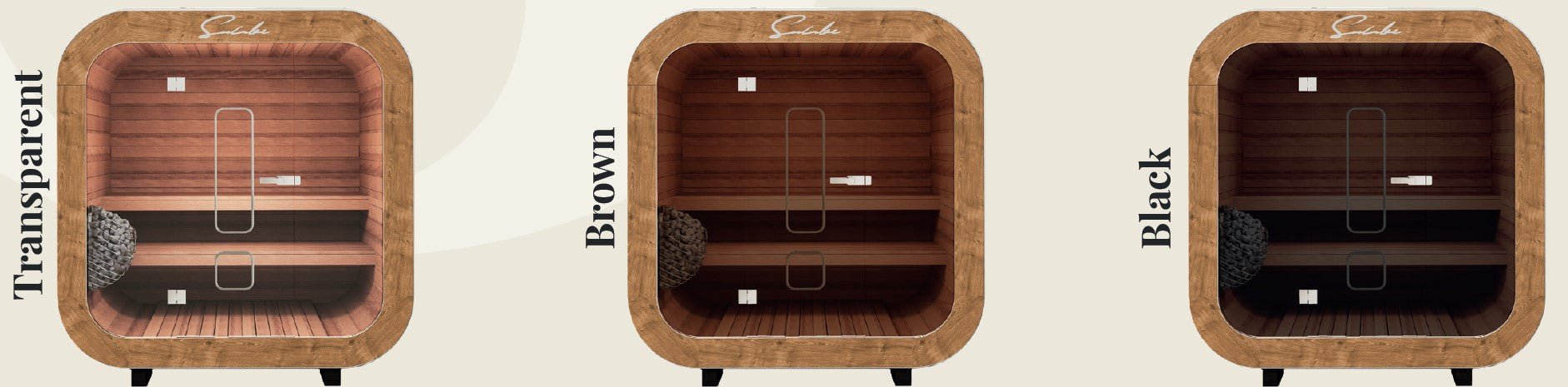Suncube S 2 Person Outdoor Sauna - Heracles Wellness