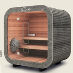 Suncube S 2 Person Outdoor Sauna - Heracles Wellness