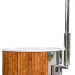 Viking Industrier Wood Burning 6 Person Hot Tub with Integrated Heater - Heracles Wellness