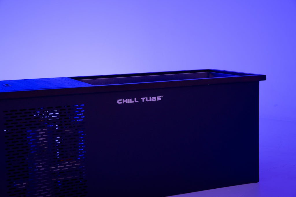 Chill Tubs Ice Bath blue light