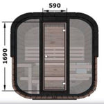 Full Glass Front (+£719) - Heracles Wellness