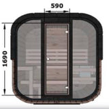 Full Glass Front (+£719) - Heracles Wellness