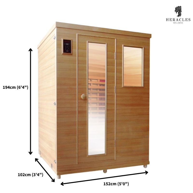 Health Mate 3 Person Standard Infrared Home Sauna - Heracles Wellness