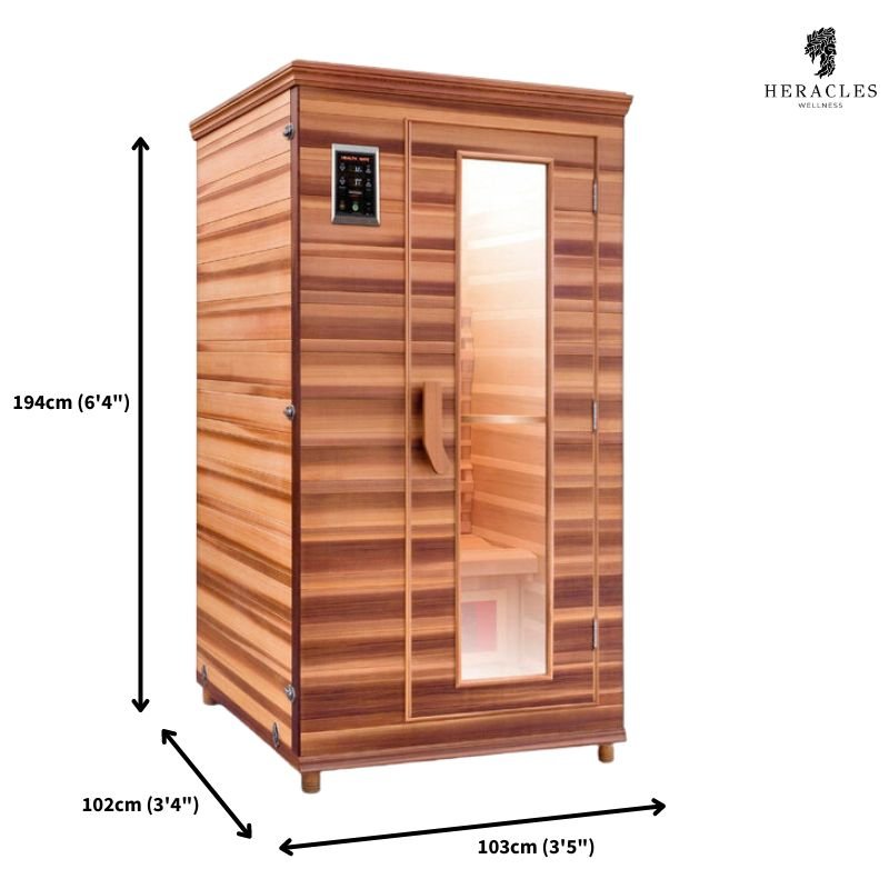 Health Mate 1 Person Infrared Home Sauna Dimensions