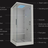 Jaquar Artize Quadro Steam and Shower Cabin - Heracles Wellness