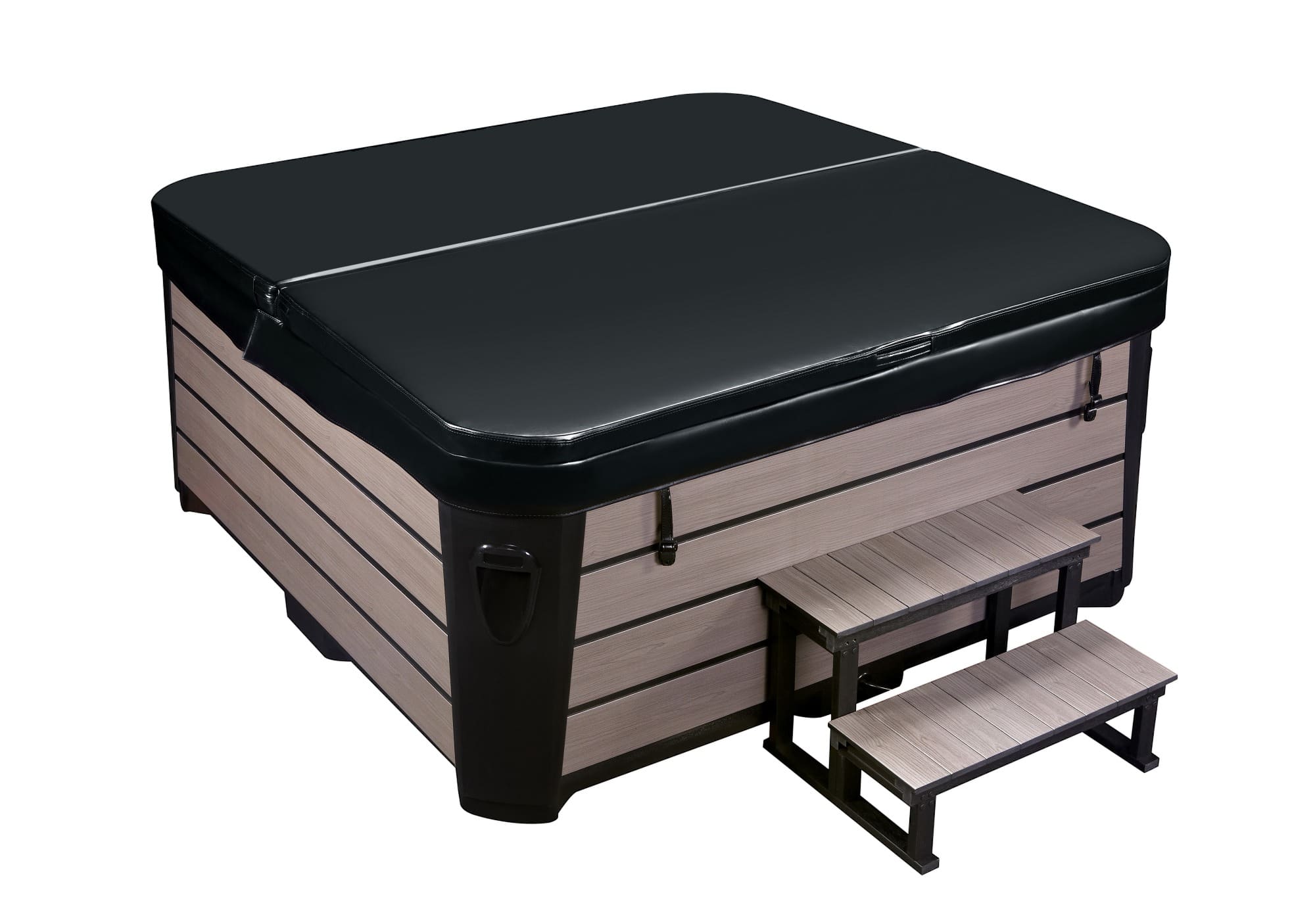 Platinum Spas Rhodes 5 Person Hot Tub Cover and Steps