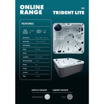 Platinum Spas Trident Lite V2 5 Person Hot Tub Specs