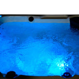 Platinum Spas Trident Lite V2 5 Person Hot Tub blue light