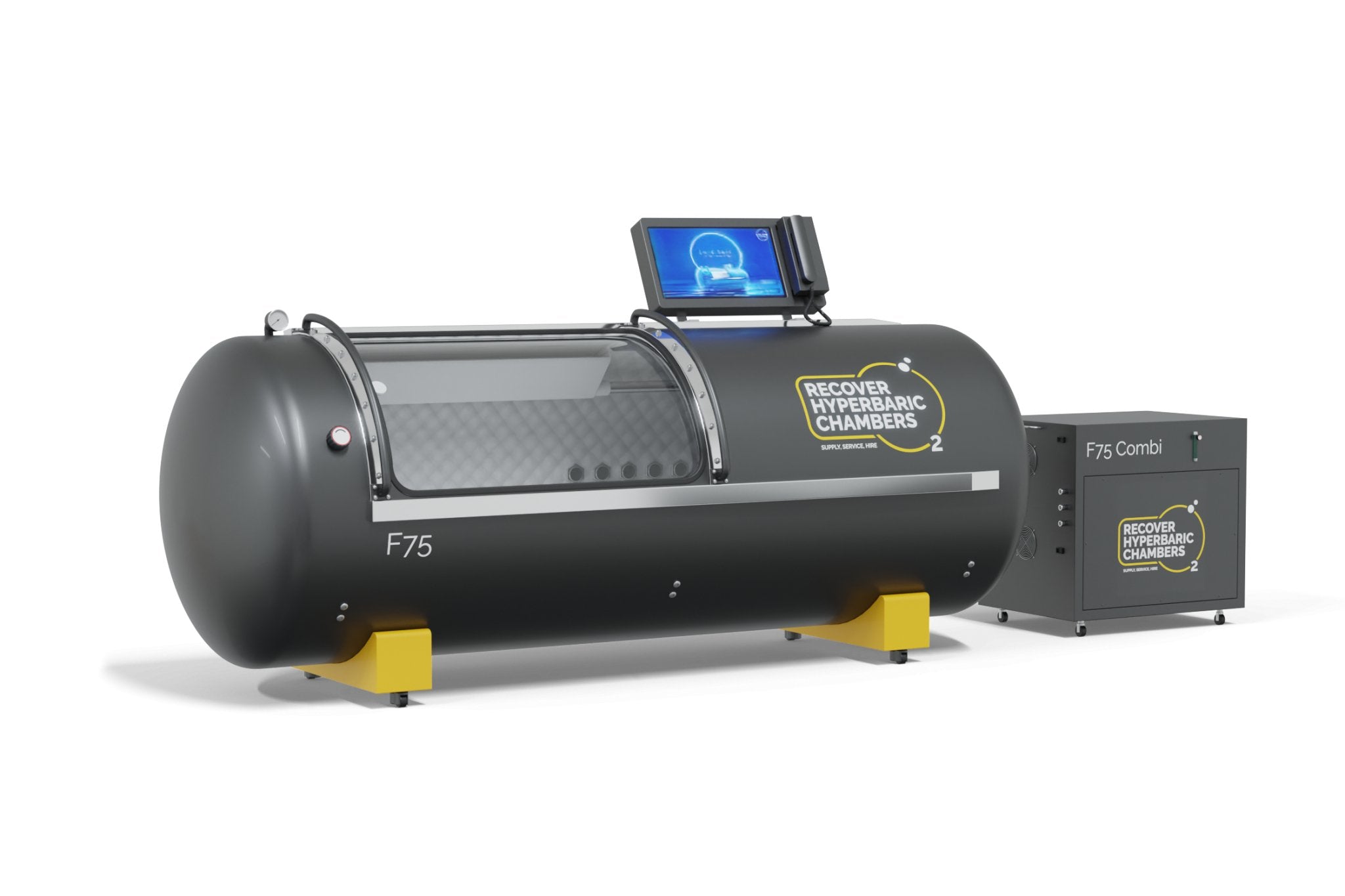Recover Hyperbaric Chamber F75 Steel - Heracles Wellness