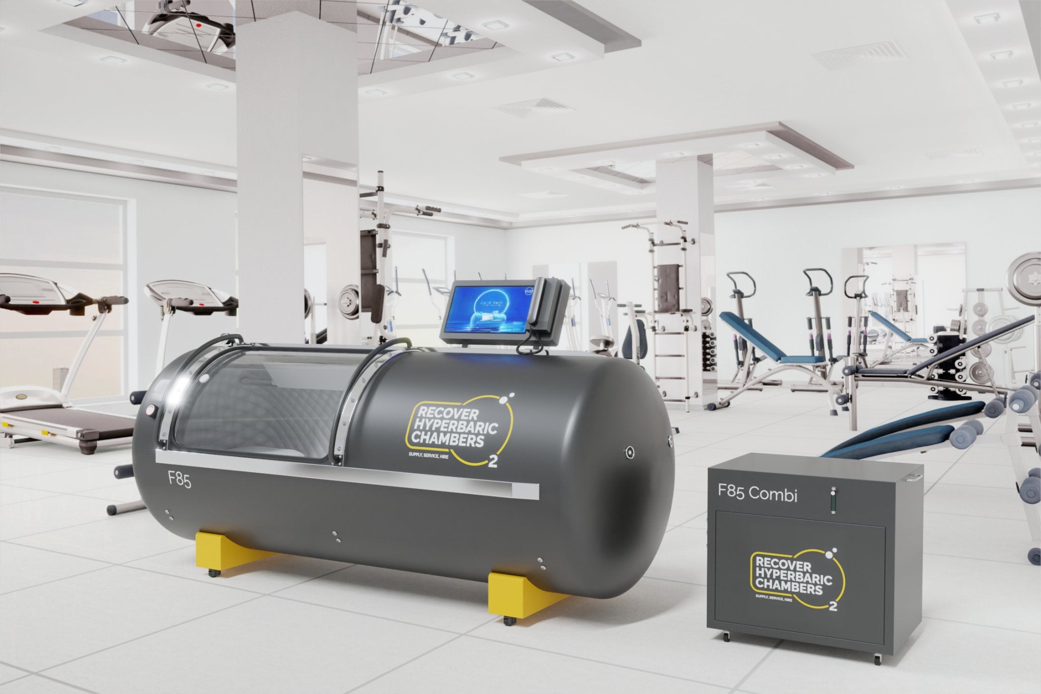 Recover Hyperbaric Chamber F85 Steel - Heracles Wellness