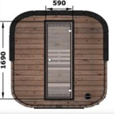 Thermowood Front Wall (+£0) - Heracles Wellness