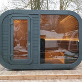 Viking Industrier Luna Outdoor Sauna With Changing Room Front view