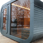 Viking Industrier Luna Outdoor Sauna With Changing Room iso 2
